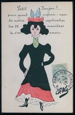 fumetto umorismo prostituta donna per grandi ragazzi 32 modi tema nudo vecchia cartolina 1900