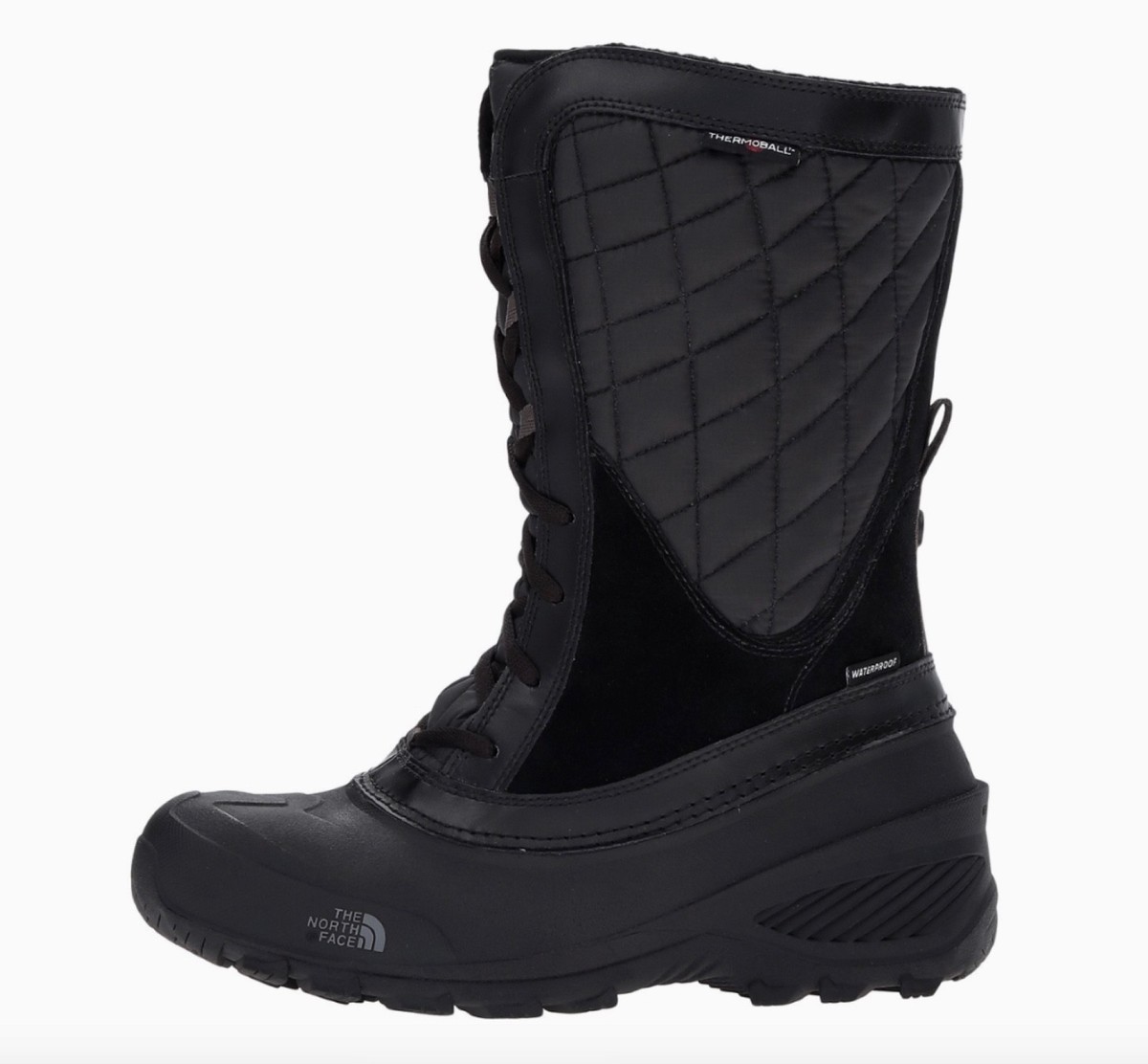 The North Face Thermoball Winter Boots Mens 14 Black Primaloft Quilted Utility The North Face - Thermoball Traction Bootie in Black  main image 4