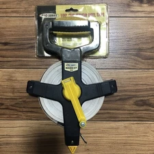 NEW KR Tools 100' Surveyors Reel Tape Fiberglass Blade Inch/Metric NOS