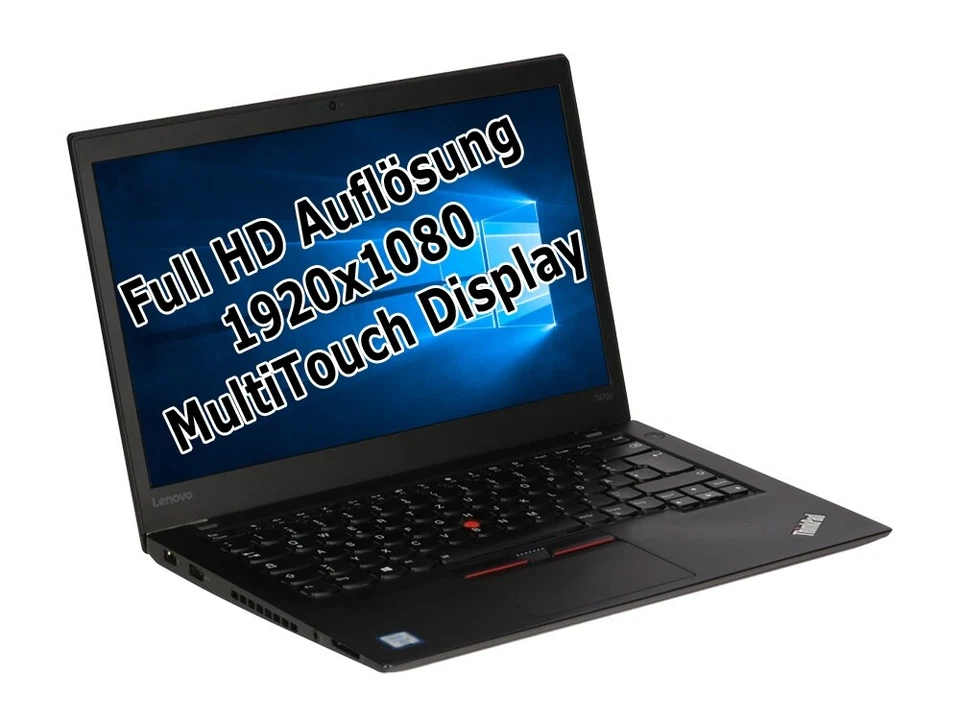 Lenovo ThinkPad T470s · i5-6300U · 8GB · 128GB