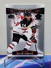 2022-23 Upper Deck TEAM CANADA JUNIORS JUSTIN SOURDIF #110 PROGRAM OF EXCELLENCE
