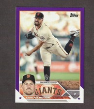 2023 Topps Series 1 Carlos Rondon Meijer Purple #179 San Francisco Giants