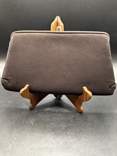 Vintage HL Harry Levine Clutch Gold Chain Wallet Brown Evenning Bag 5 X 10"