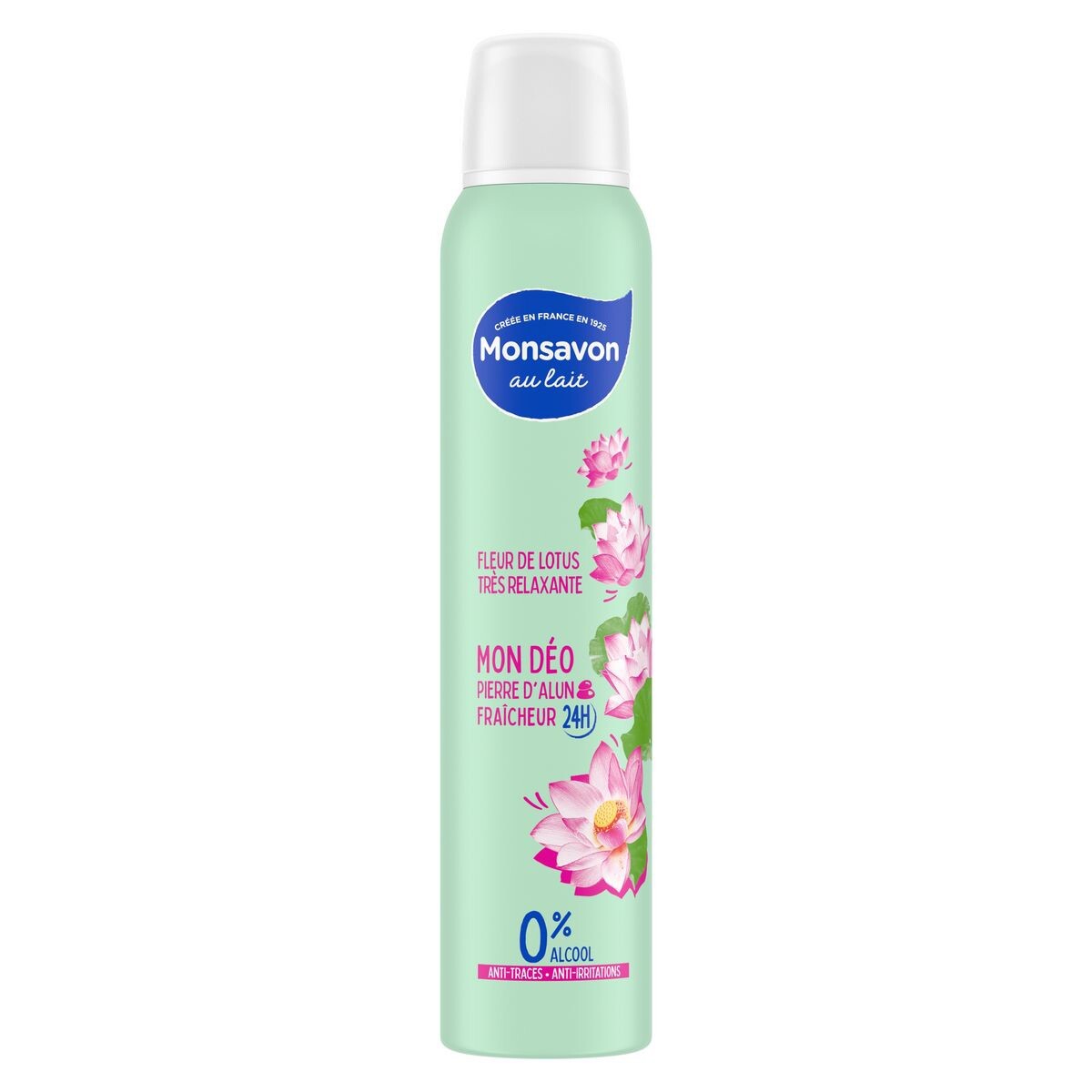 Déodorant fleur de lotus Monsavon un parfum de douceur et de bien-être en lot éco de 3
