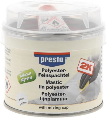 Presto Feinspachtel 1x250g 443664 Styrolfrei Polyester Haftung Polyesterharz