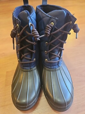 Sperry Men’s Duck Boots 10.5 Navy Quilted Waterproof Rain Snow Sperry Men main image 3