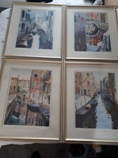 4No Large Michael MacDonagh Wood Ltd Ed Prints of Venice - Art