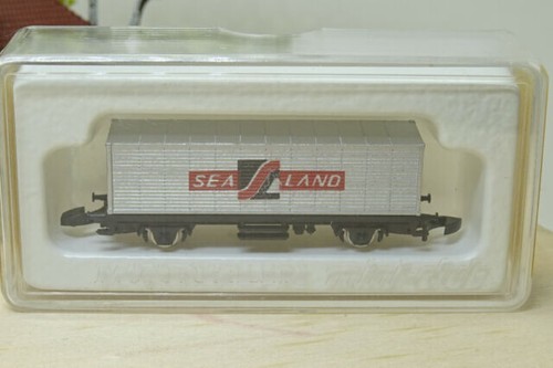 Märklin mini-club 8616 Containerwagen Sea Land Spur Z BZ62 Top Zustand OVP - Bild 5 von 6