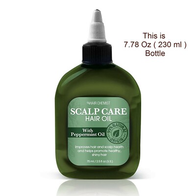 Hair Chemist 99% natural ingredients Scalp Care Hair Oil w/ Peppermint Oil 7.78 