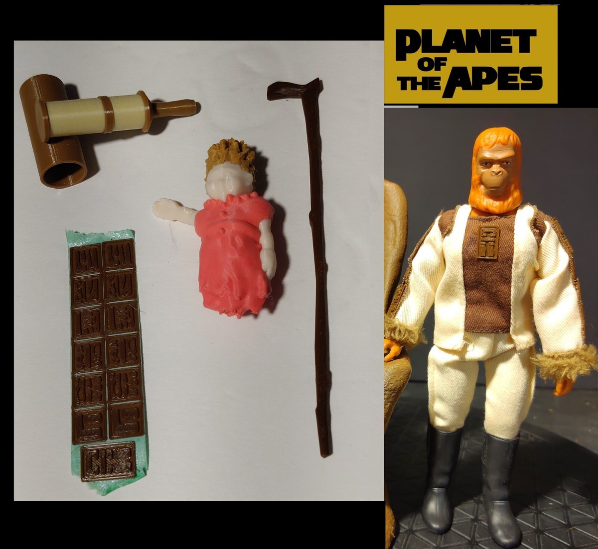 Planet of the Apes - Mego Scale - Zaius Accessory Set (A) | eBay