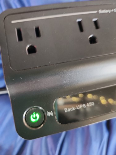 Surge Protector APC Back-UPS 450 BN450M 120V 6A 450VA Power Supply 6-Outlet WORK - Picture 11 of 15