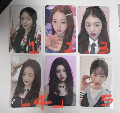 IVE IZONE WONYOUNG LIZ LOVE DIVE, AFTER LIKE, KITSCH, I AM PHOTOCARDS KPOP