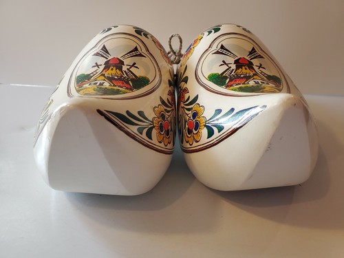 Dutch Wooden Clogs Holland windmill Bright Colors size 37 - Picture 4 of 12