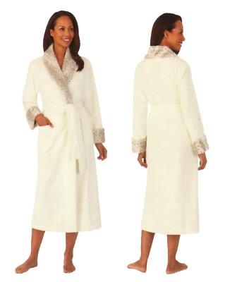 Carole Hochman Women's Size M Lush Plush Robe Luxurious Soft