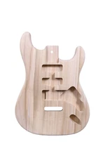 Electric Guitar Body SSH Pickups Paulownia Wood Lightweight for Building Guitars