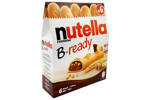 4x boxes / 24 sticks Nutella B-Ready b ready 528g | 1.2 lbs total