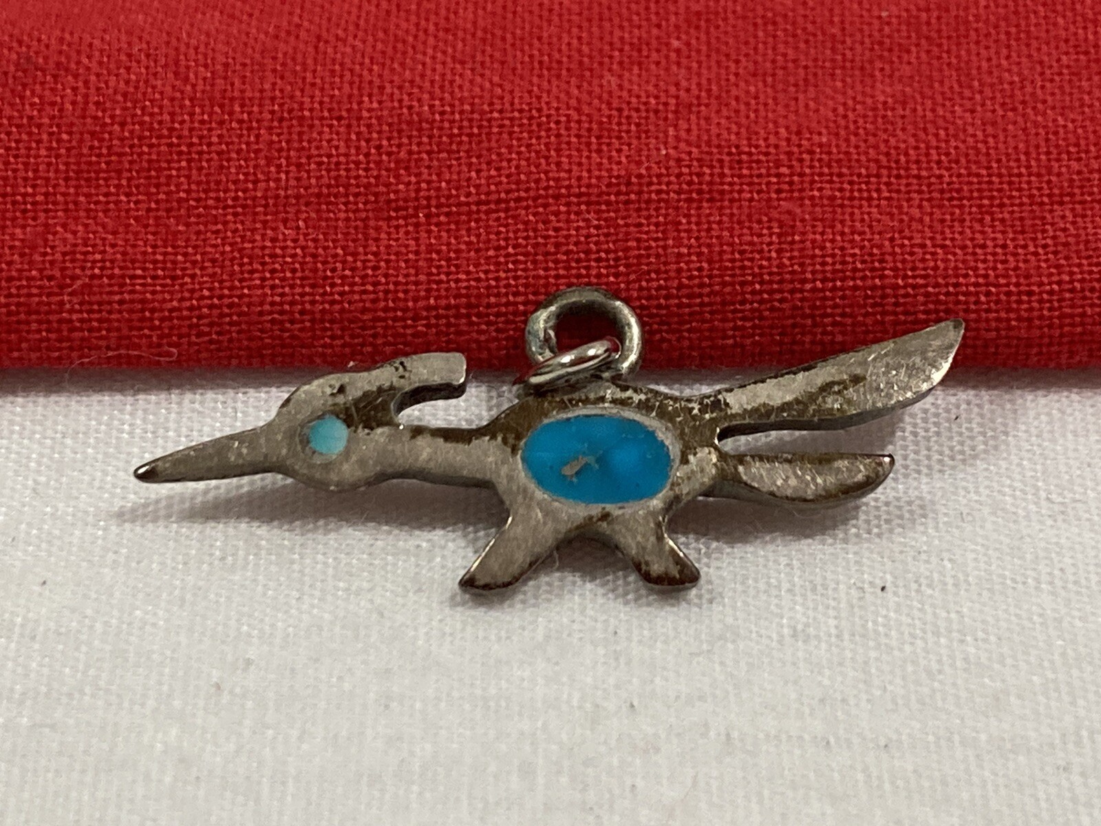 Vintage UNSIGNED Sterling Silver 925 Southwestern… - image 3