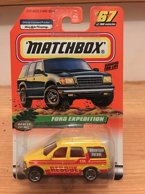 MATCHBOX RANGER PATROL SERIES RESCUE FORD EXPEDITION MOUNTAIN PATROL ...