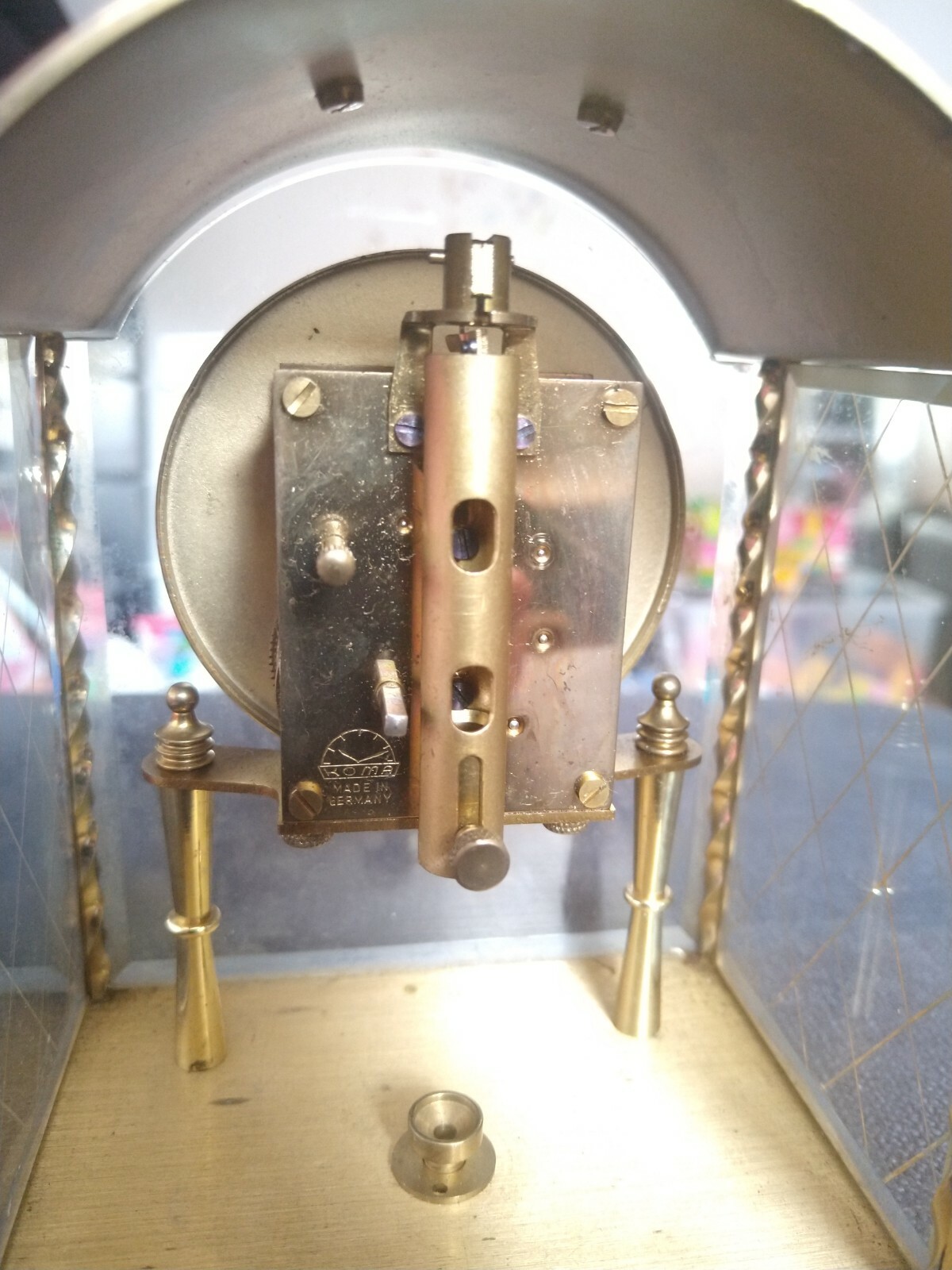 Koma Modern gilt metal Anniversary clock (Spare or repair) eBay