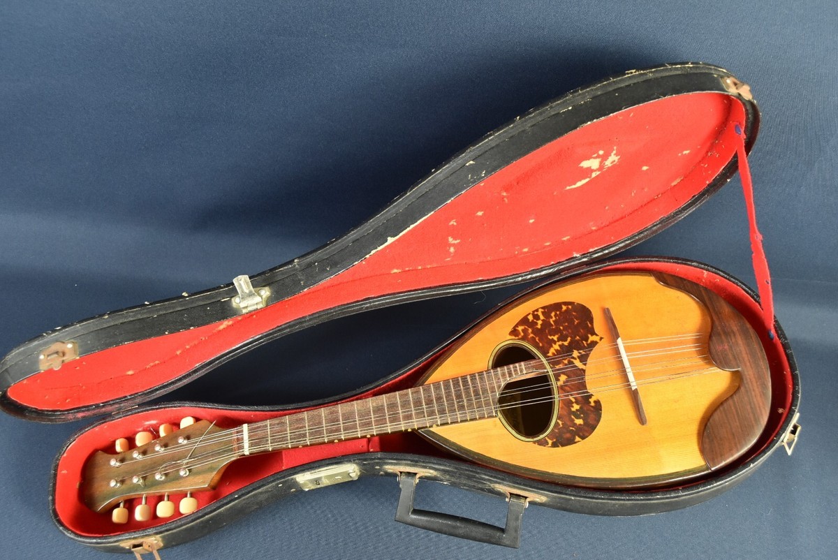 Vintage Kunishima Mandolin No.NM8 Made By 7009 Roundback Bowlback