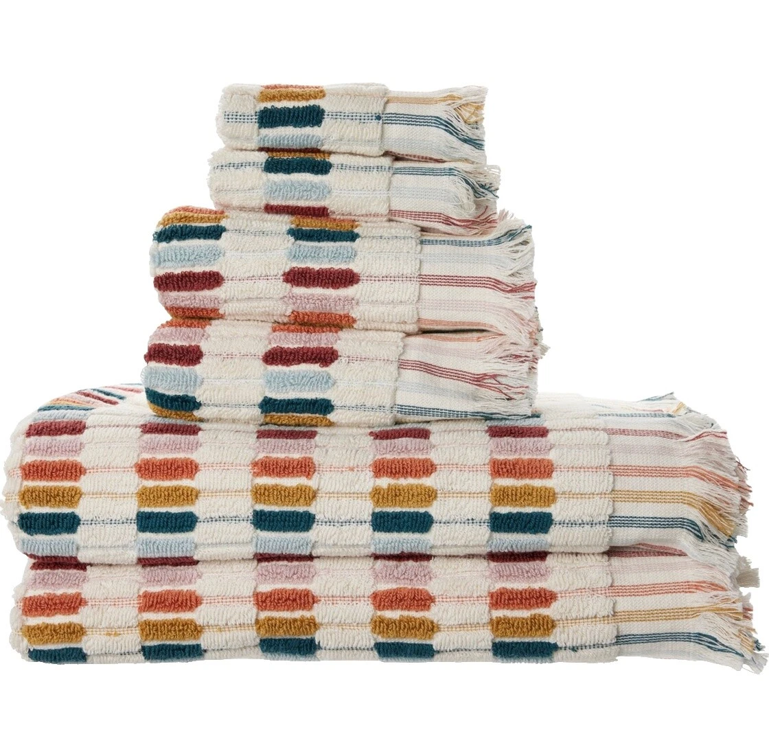 Toallas de baño multicolores