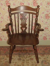 Tell City Rockport Arm Chair 8077 Hard Rock Maple Wood Paxton 47 Finish SALE