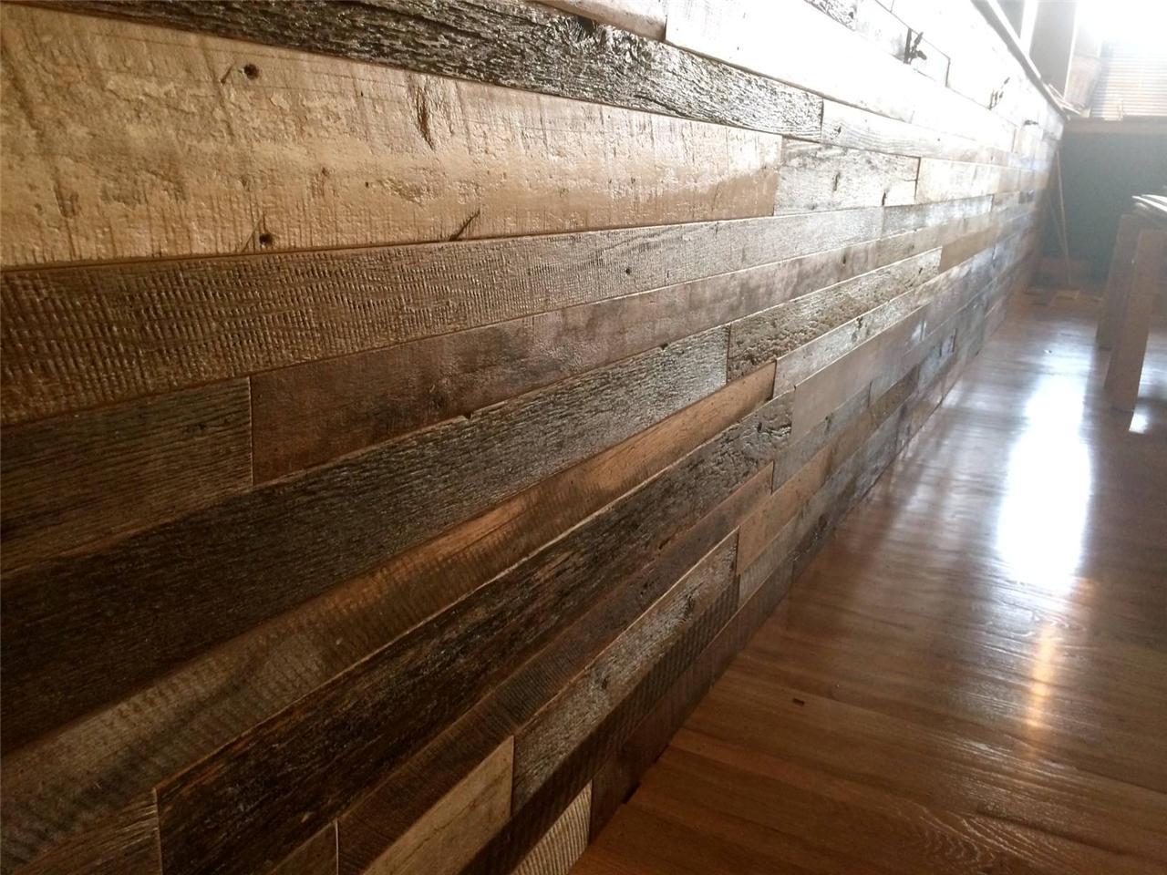 Reclaimed Barnwood Subway Tile Barn Wood Vintage Rustic Paneling
