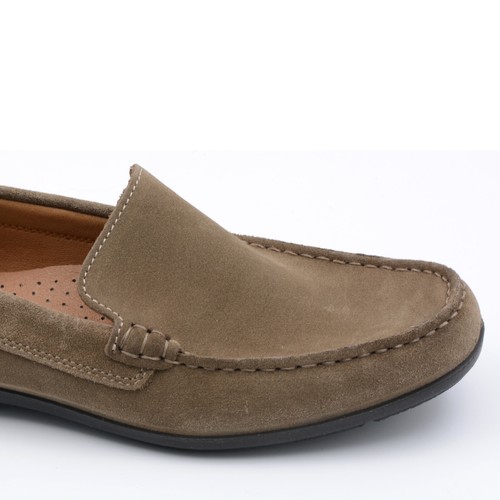 Mocassini uomo estivi scamosciati IMAC scarpe casual leggere pelle senza lacci - Foto 3 di 8