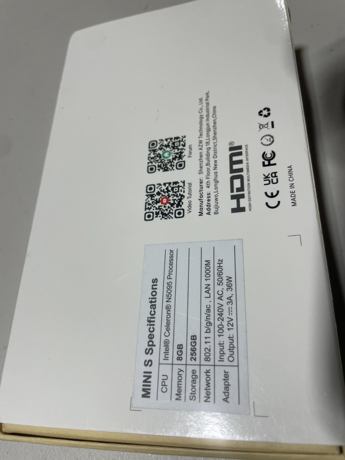 Beelink Mini S Windows 11 Intel 11th Gen N5095 DDR4 8G 256 SSD Desktop