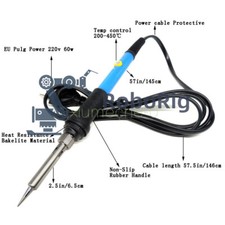 Saldatore a matita termica per saldatura temperatura regolabile 60W 220V spina EU