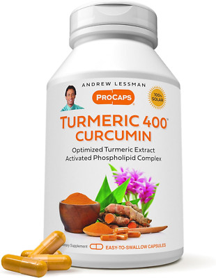 Turmeric 400Mg - 60 Capsules - 95% Curcuminoids as Phospholipid Complex for O...