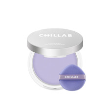 1 pc CHILLAB Lavender Matte Powder with Puff Oil Control Pore Blurring Colorless