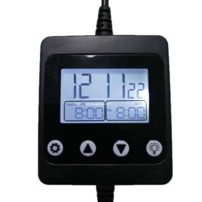 Aquarium Light Timer Easy to Use Indoor Digital Timers for LED Lighting