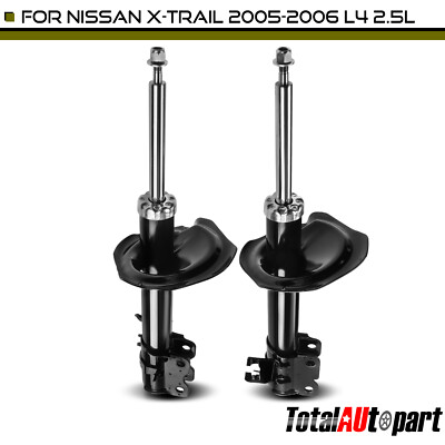 2x Shock Absorber Strut for Nissan X-Trail 2005-2006 L4 2.5L Front