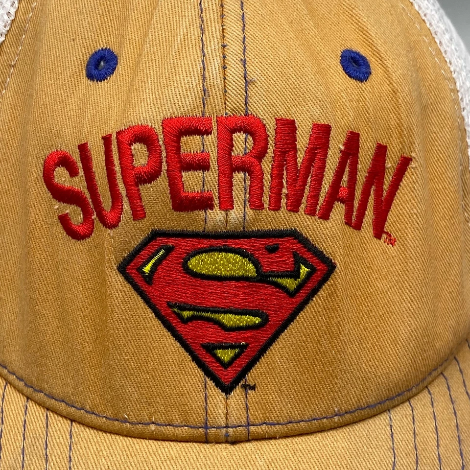 Gorra de béisbol vintage Superman Snapback Six Flags México ajustable juvenil Foto 3 de 4