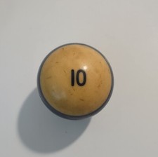 Vintage Bakelite Billiard Ball Pool Ball Butterscotch 10