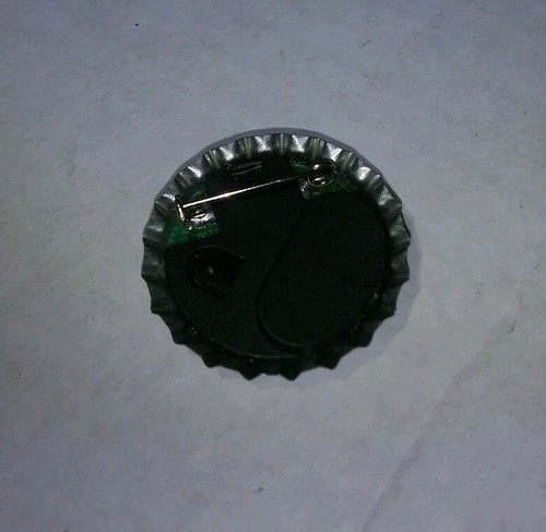 Vintage MILLER Lite Electronic Brooch Button Pinback RARE Electric Plastic Pin - Picture 8 of 12