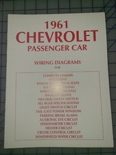 1961 Chevrolet Full Size Car Wiring Diagrams Manual