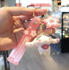 Cute Keychain Gift - Kawaii Anime Keychain with Charm Cartoon Kitty, Keychain Ri
