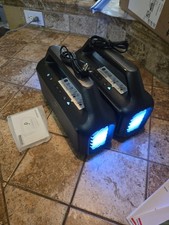 TWO Anker Soundcore V2 Boom Boxes pair them together 2 C-cords and manual
