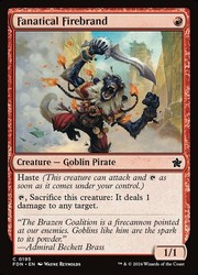 Fanatical Firebrand 195 Foundations Magic: The Gathering