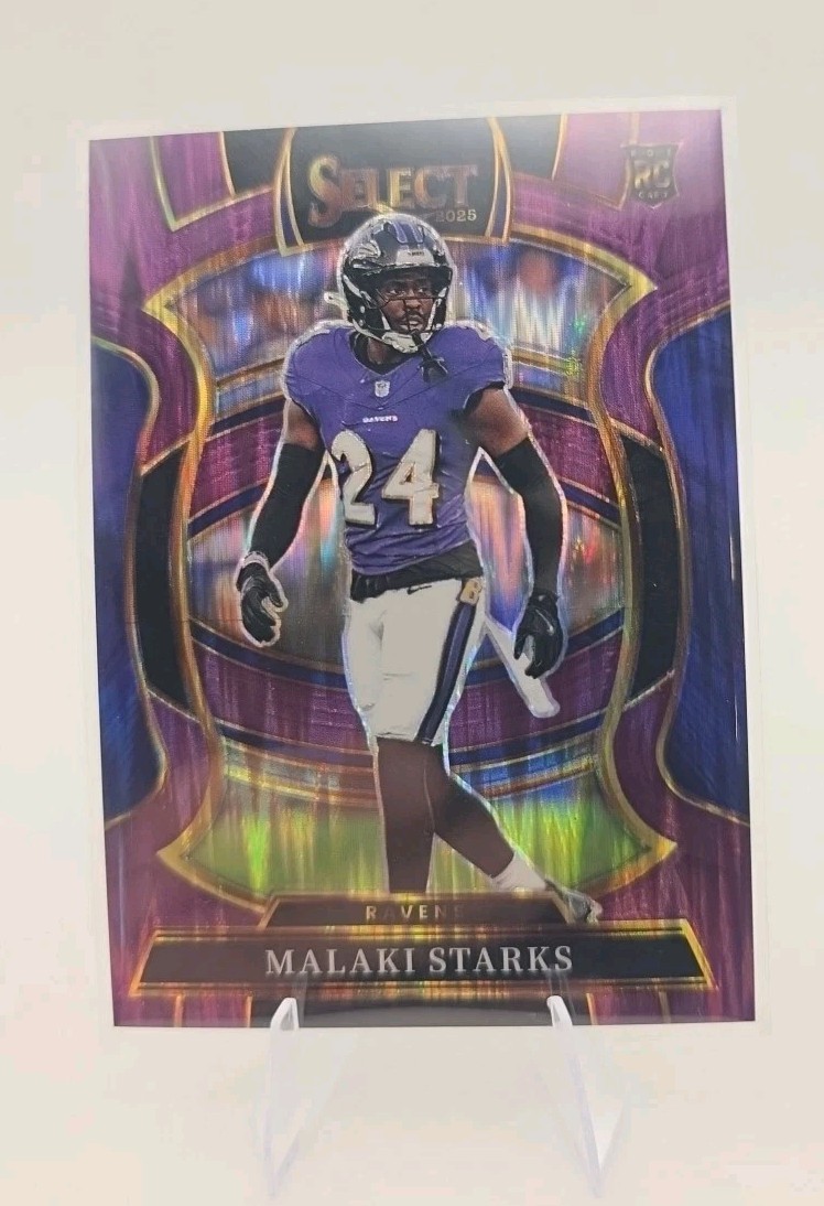 Malaki Starks 2025 Select Concourse #61 Purple Shock /699