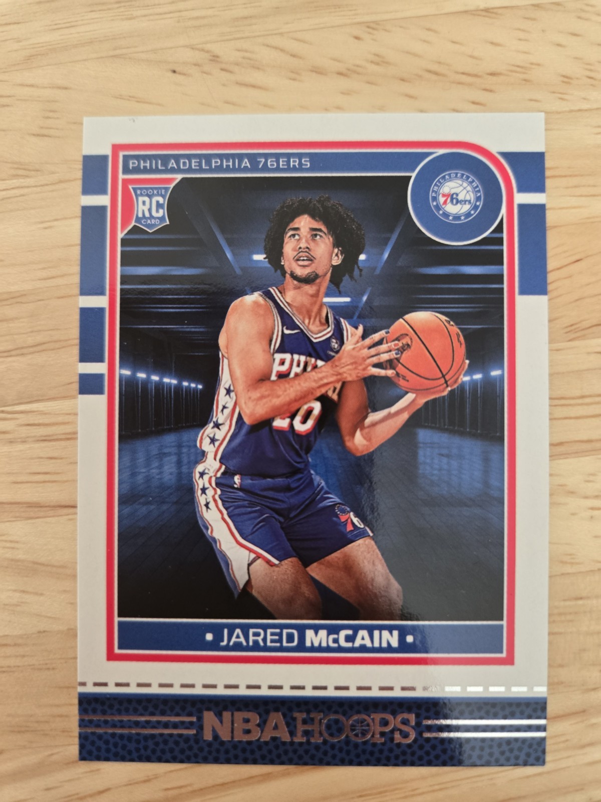 2024-25 Panini NBA Hoops Rated Rookie #246 Jared McCain, Philadelphia 76ers