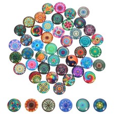  Vintage Decor Beads Mosaic Tiles for Crafts Jewelry Making Supply