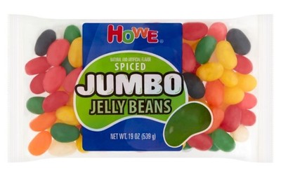 6  19oz bags howe jumbo Spiced Jelly Beans free shipping over 7lbs