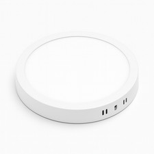 18W Round LED Surface Mount Ceiling Panel Light 1800lm 6500K Daylight White