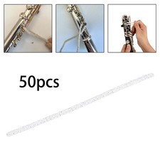 50 Pieces Saxophone Key Cleaning Swab Cleaner Portable Convenient Sturdy Sax