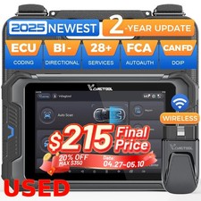 Used Vd80bt Lite Automotive Full System Obd2 Scanner Diagnostic Tool Active Test