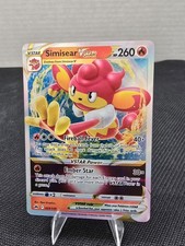 Simisear VSTAR 023/159 (NM) Ultra Rare Sword & Shield Crown Zenith 2023 Pokemon