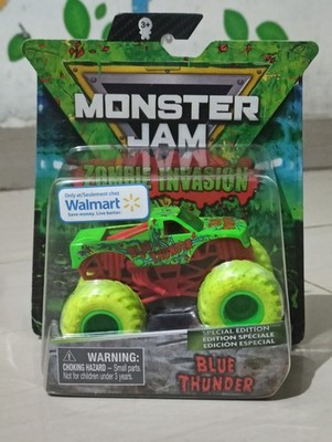 Hot Wheels Monster Jam ZOMBIE INVASION Blue Thunder